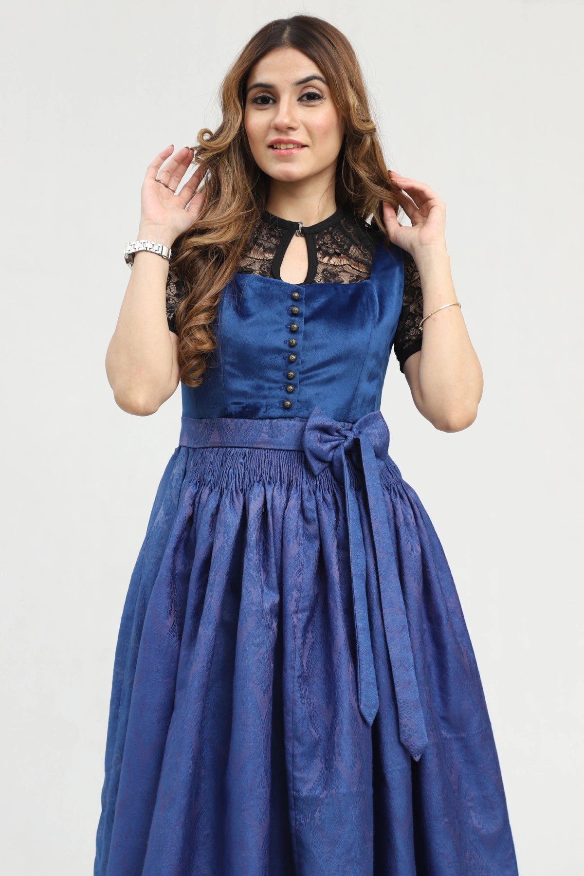 Dirndl Azure Indigo