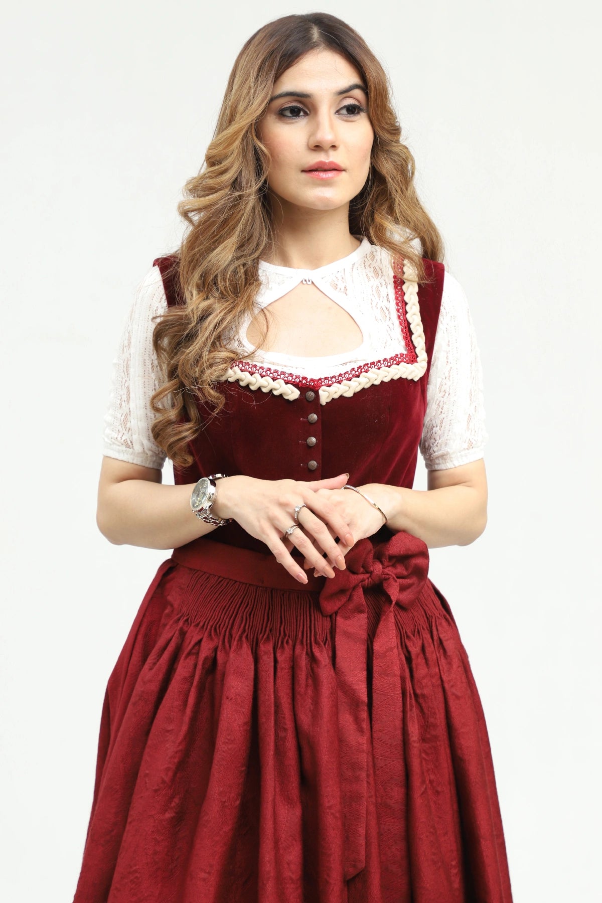Red Wine Authentic Dirndl Dress – Dirndl Online Shop Red Wine Authentic Dirndl Dress – Dirndl Online Shop