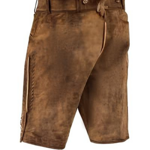 Authentic Brown Lederhosen with Modern Accents