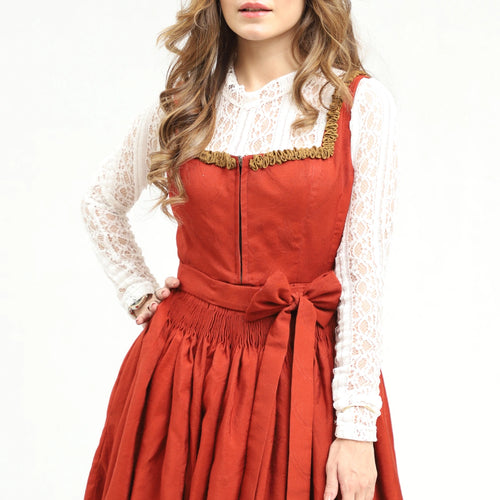 Dirndl Fiery Scarlet