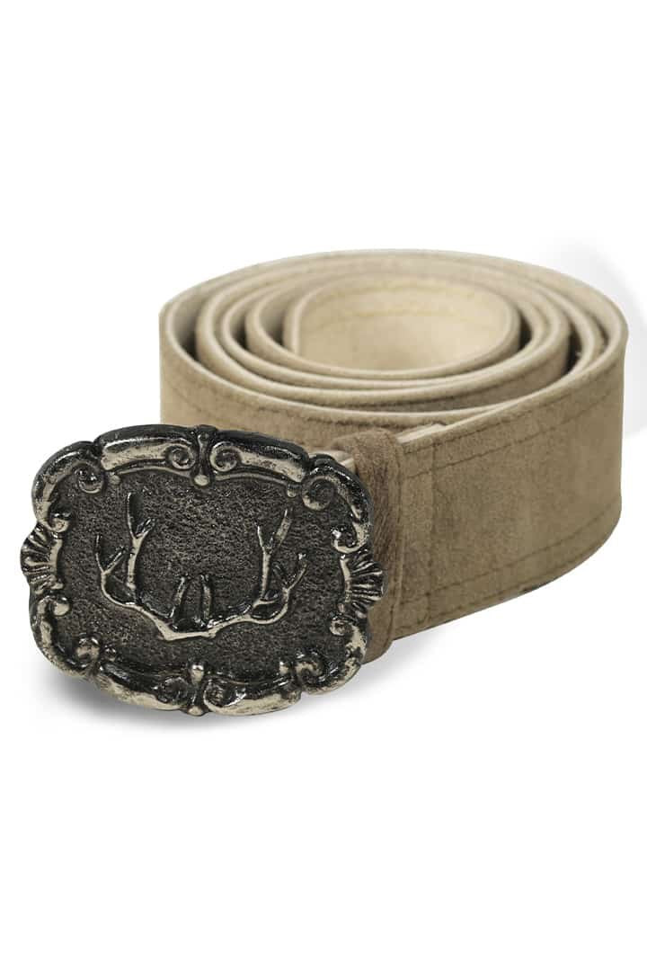 Buckle Bliss Chic Trachten Brown Belt