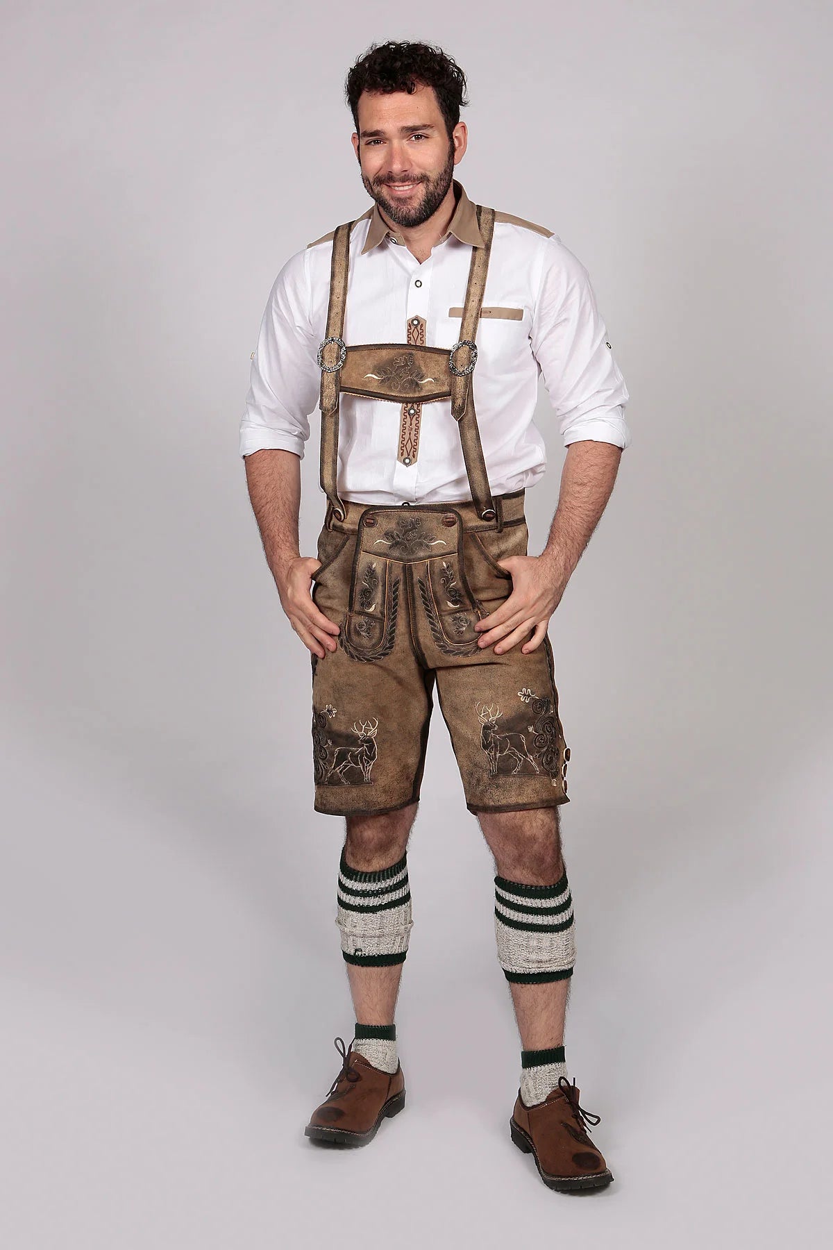 Tortilla Brown Lederhosen for Comfortable Fit