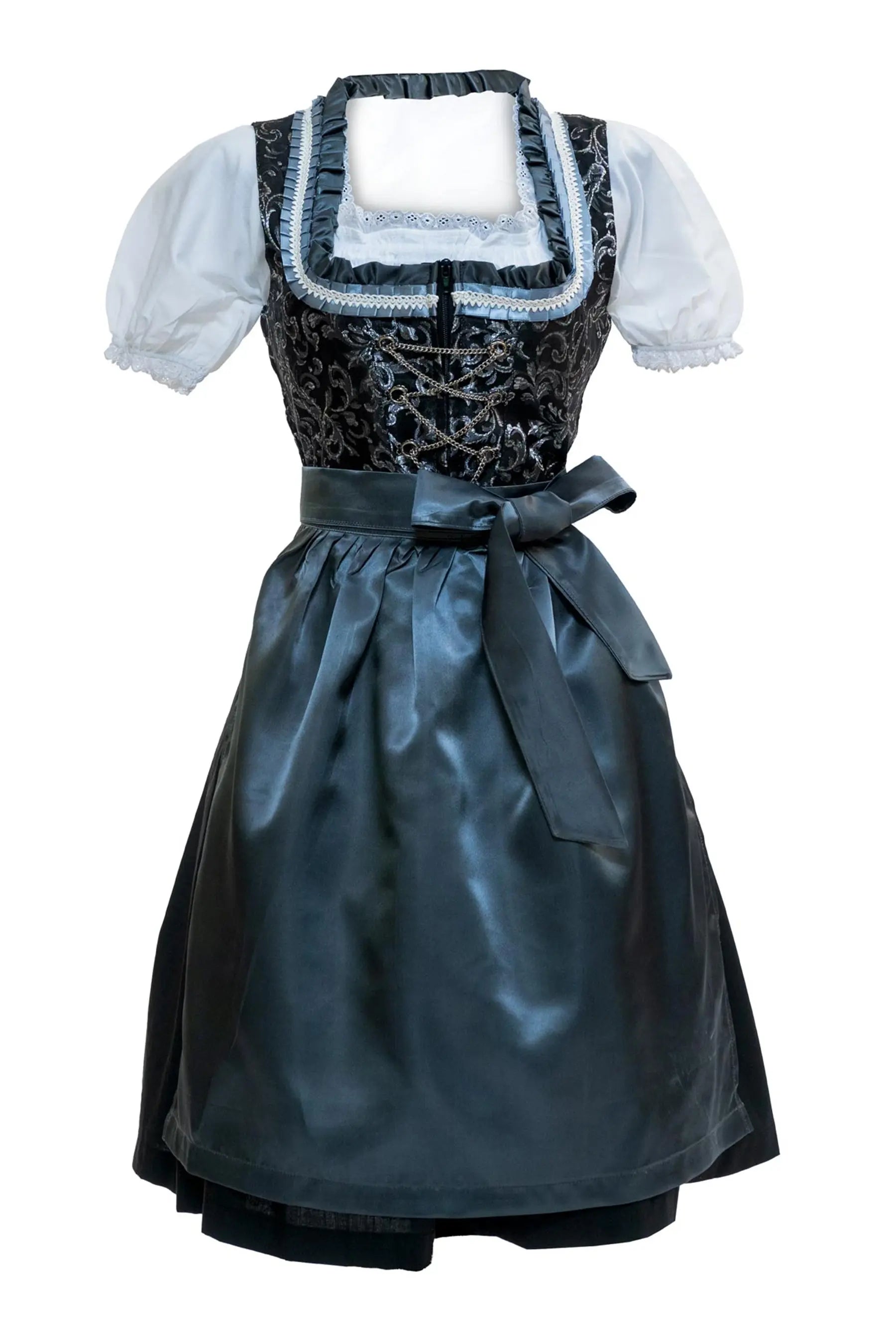 Shimmery Moonlight Bavarian Dirndl Dress-A-DRL-64-B