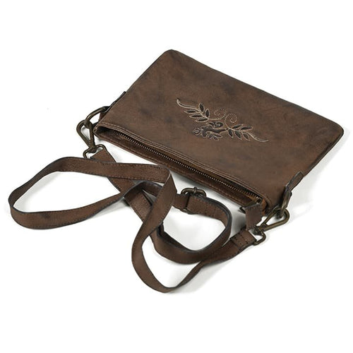 Bierfest Bag Brown Embroidery Elegance