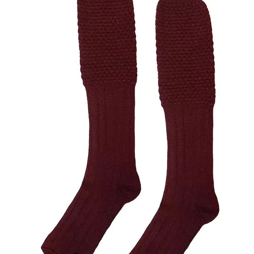 Charming Mahroon Authentic Lederhosen Socks