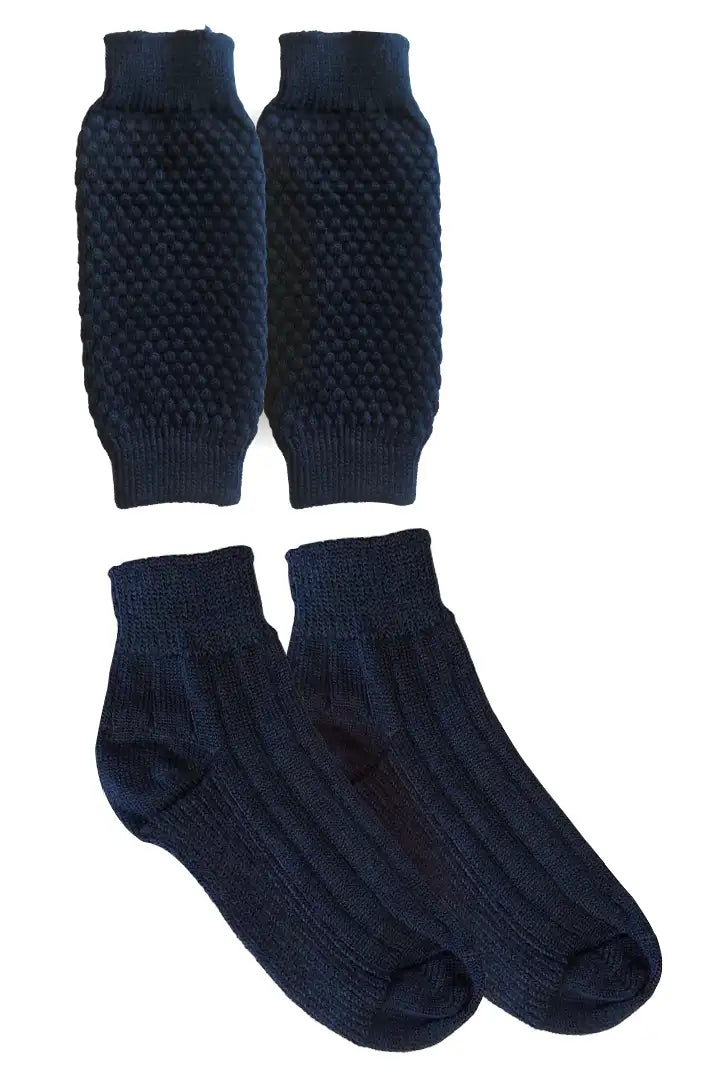 Royal Blue Extravagant Folklore Socks for Oktoberfest