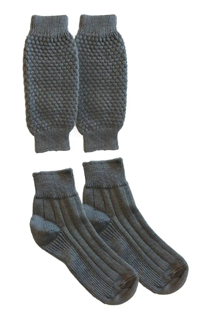 Trachten Gray Folklolre Socks for Mens