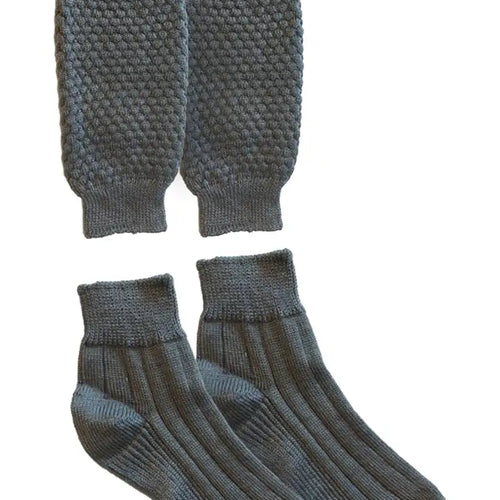 Trachten Gray Folklolre Socks for Mens